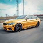 Yellow Gold Chrome (CHM02-HD) Vinyl Wrap | Decal Chrome Cho Ô Tô