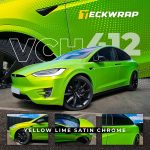 Yellow Lime (VCH412-S) Vinyl Wrap - Ảnh 2