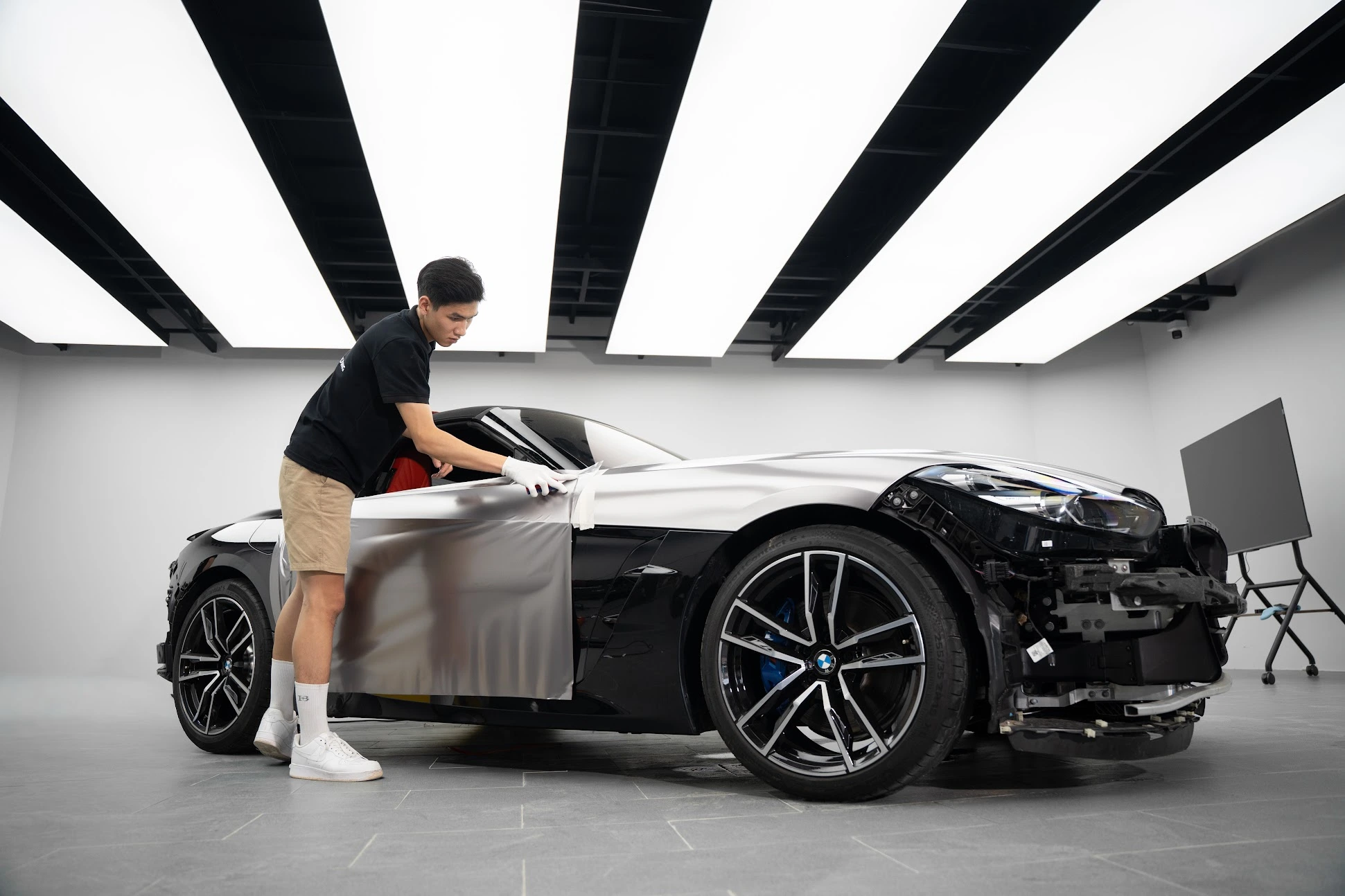 bmw z4 dan teckwrap Góc trả lời: Dán PPF TeckWrap có làm thay đổi màu sơn gốc không?