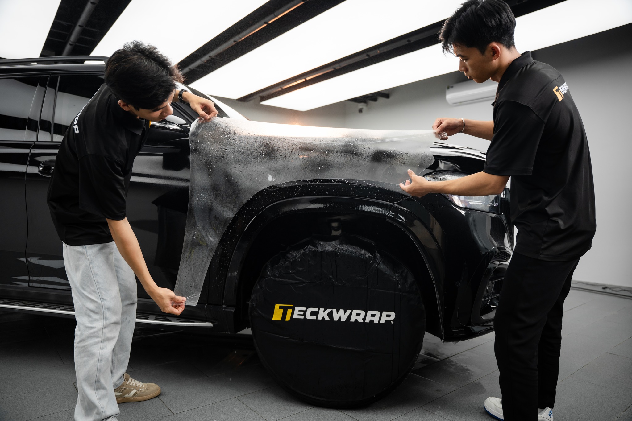 gls 450 dan ppf 2 Quy trình 8 bước dán PPF TeckWrap chuẩn quốc tế tại TeckWrap Việt Nam