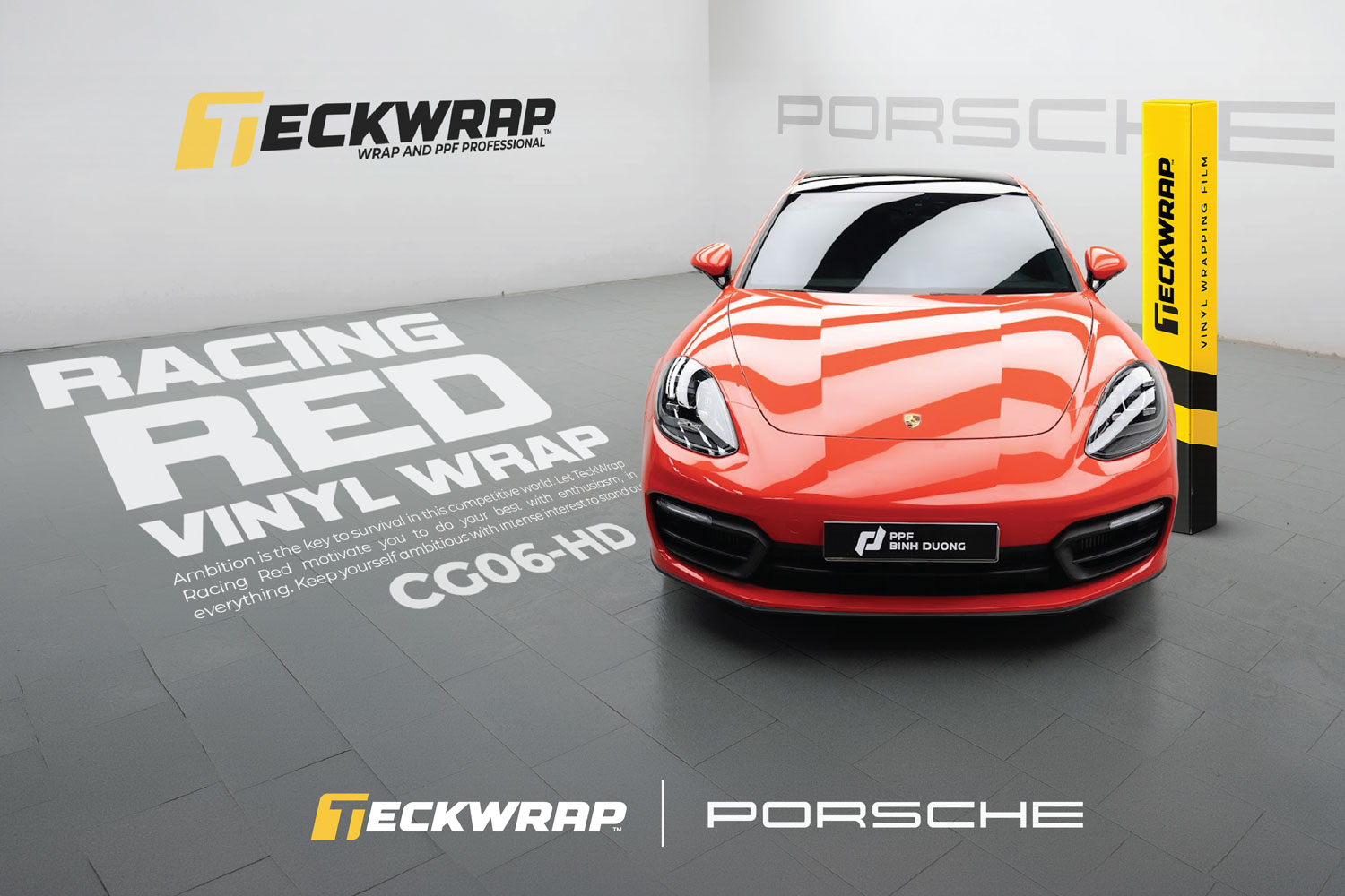 TeckWrap Racing RED CG06-HD