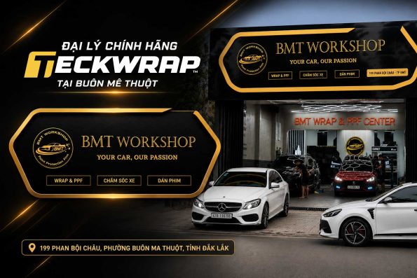 BMT WORKSHOP – Địa chỉ dán PPF TeckWrap chính hãng tại Buôn Ma Thuột