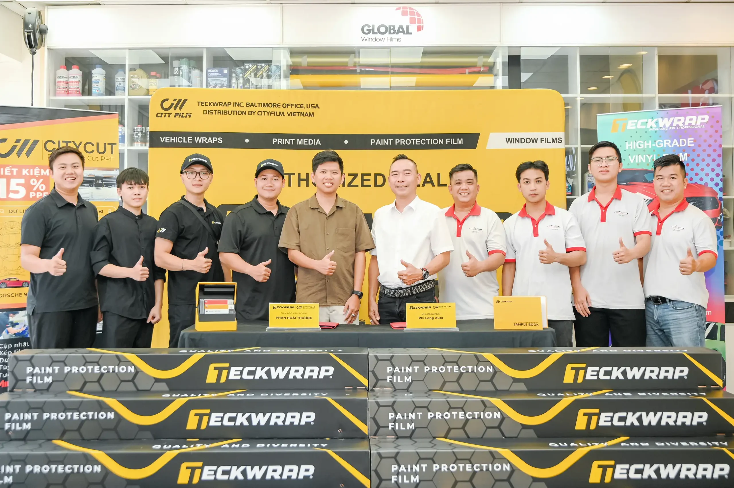 Lễ ký kết Phi Long Auto & TeckWrap, nhà phân phối ppf TeckWrap tại miền Tây Lễ ký kết Phi Long Auto & TeckWrap, nhà phân phối ppf TeckWrap tại miền Tây