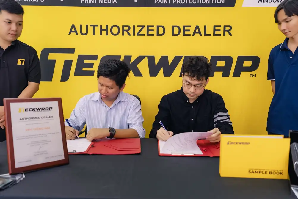 ky ket daily ppf dongnai 8 CHÀO MỪNG PPF ĐỒNG NAI CHÍNH THỨC GIA NHẬP HỆ THỐNG ĐẠI LÝ TECKWRAP