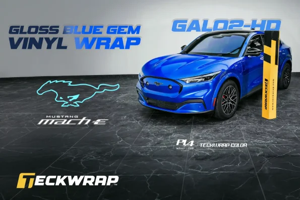 Ford Mustang Mach-E nổi bật với TeckWrap Blue Gem GAL02-HD