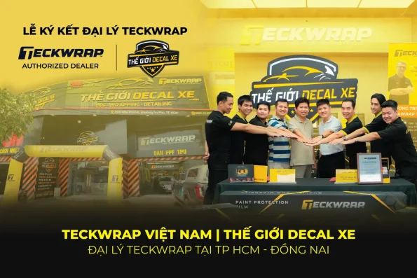 Thế Giới Decal Xe chính thức trở thành đại lý TeckWrap Việt Nam