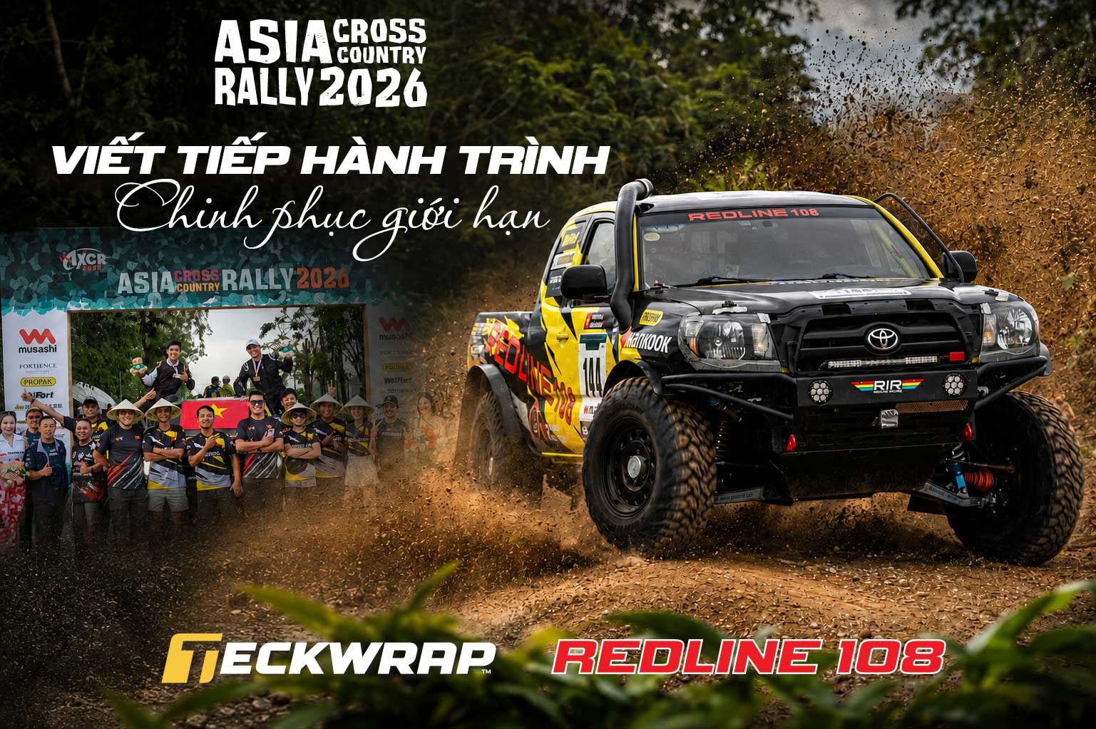 Tổng kết AXCR 2026: REDLINE108 và TeckWrap ghi dấu ấn
