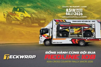 TeckWrap Việt Nam đồng hành cùng đội đua Redline 108 đại diện Việt Nam tranh tài tại AXCR 2026.